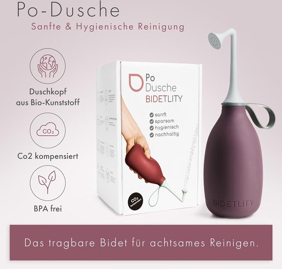 is je draagbare bidet. I Elegante mobiele douche voor kont en achterwerk, op je toilet en op reis. I De duurzame en esthetische intieme douche en kontdouche. van CuloClean
