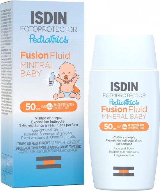 Isdin Fotoprotector Isdin Mineral Baby Ip50+ 50ml van Merkloos