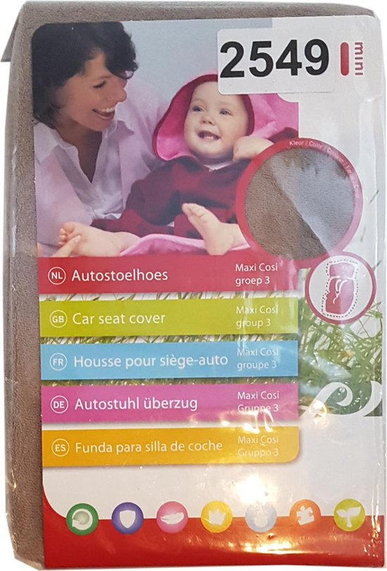 ISI MINI - Autostoelhoes - Model: Groep 3 - Kleur: Taupe van ISI MINI