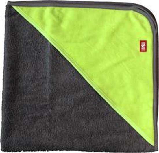 ISI Mini - Badcape 80x80 cm - Antraciet/limoen van ISI MINI