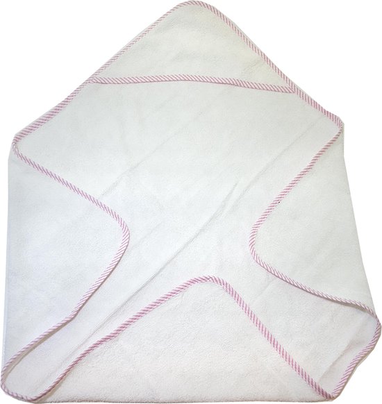 ISI Mini badcape Wit /roze van ISI MINI