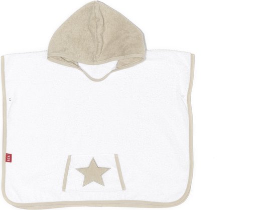 Isi Mini - Poncho met ster - zand van ISI MINI
