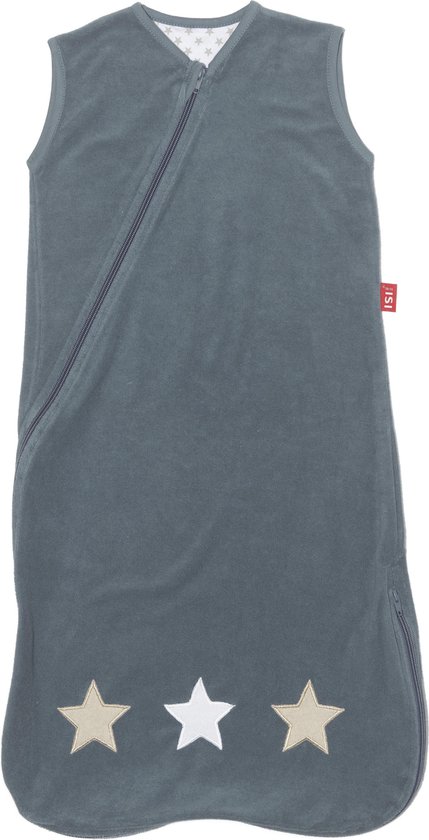 ISI Mini - Slaapzak zonder mouwen met sterren 80 cm - Grijs van ISI MINI
