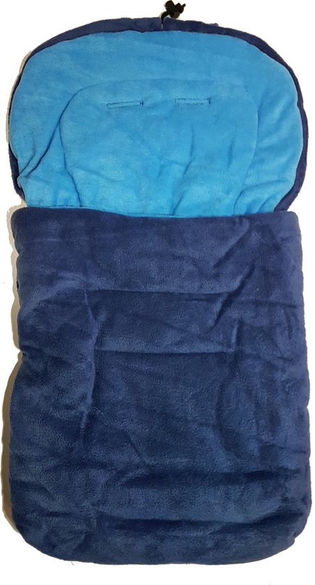 ISI MINI - Voetenzak Buggy - Fleece - autostoel 0 - Blauw / Aqua van ISI MINI