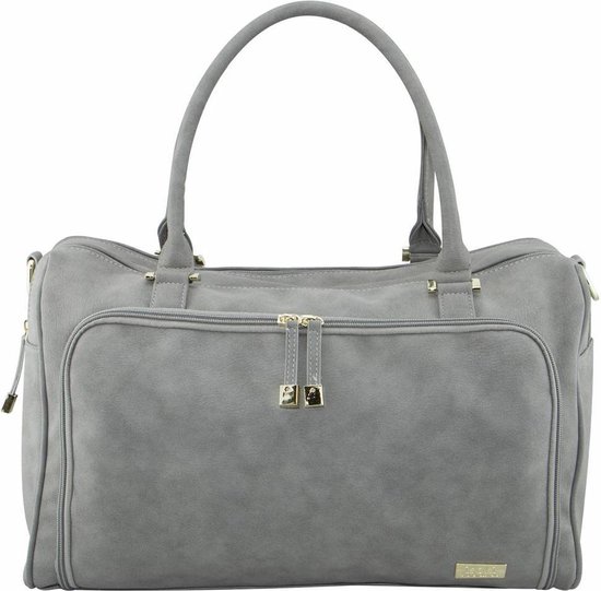 Isoki Double Zip Satchel - Luiertas - 5 delig - Kunstleer - 42 cm breed van Merkloos