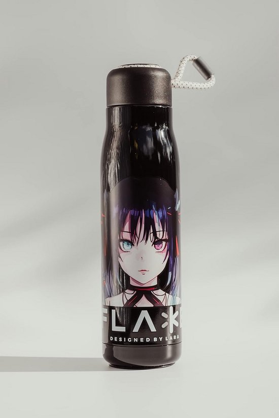 Isolatiefles voor tieners in manga stijl