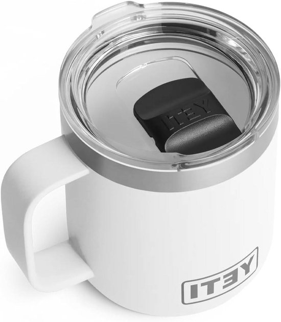 Isolerende Mok - Thermos Mok Koffie Mok - Dranken Warm Houden - Keramische Binnenlaag - 295 ml - Wit