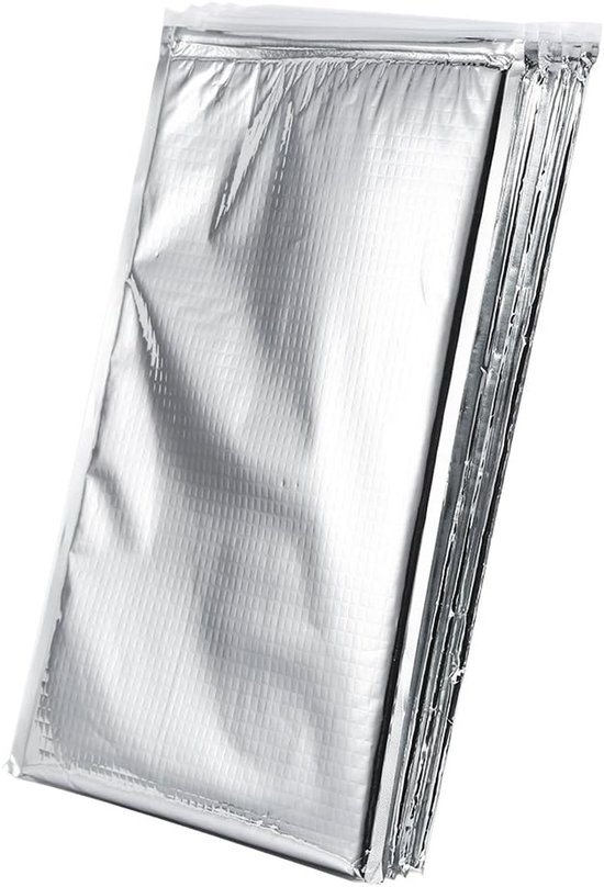 Isolerende Voedselzak - Lunchtas - Eten Vers Houden - Ritssluiting - 25x30cm - Zilver