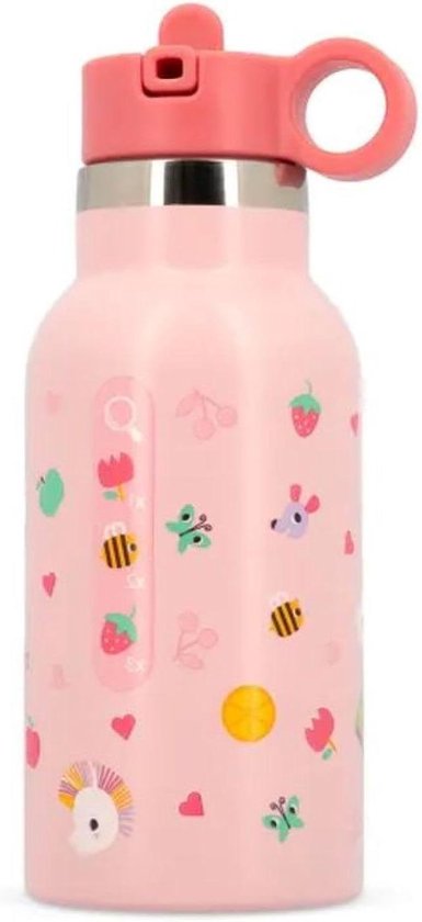 Isotherme Drinkfles - Kinderfles - Drankjes Koel - Lekvrij Ontwerp - 155 cm - Meerkleurig