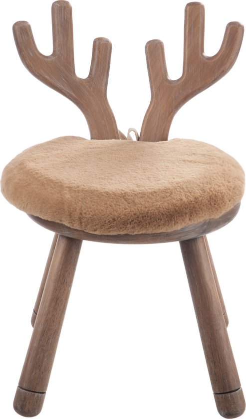 J-Line stoel Oor Hert - hout - naturel van J-Line