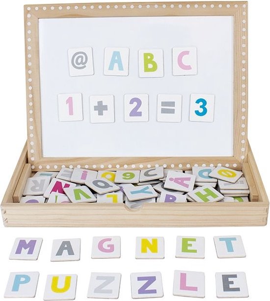 Jabadabado speelgoed Magneet puzzel ABC Multi colour van JaBaDaBaDo