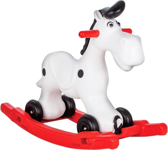 Jamara Hobbelpaard/loopwagen 2-in-1 Wit Junior van Jamara