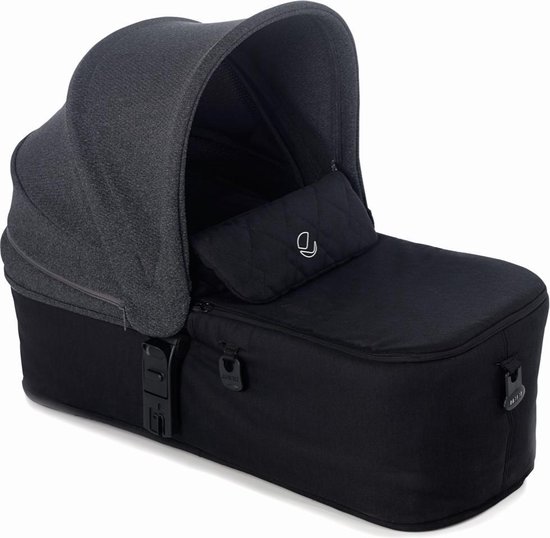 Jane Micro Kinderwagen-reiswieg (Cold Black) van Jané