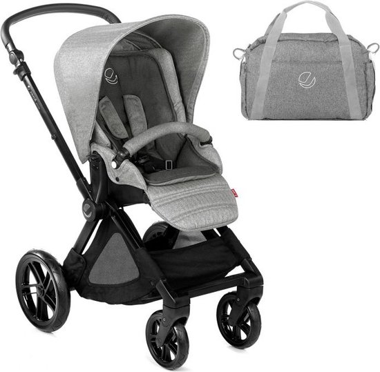 Jane Muum kinderwagen Dim Grey (2022)  + gratis luiertas & regenhoes t.w.v. €139,- van Jané