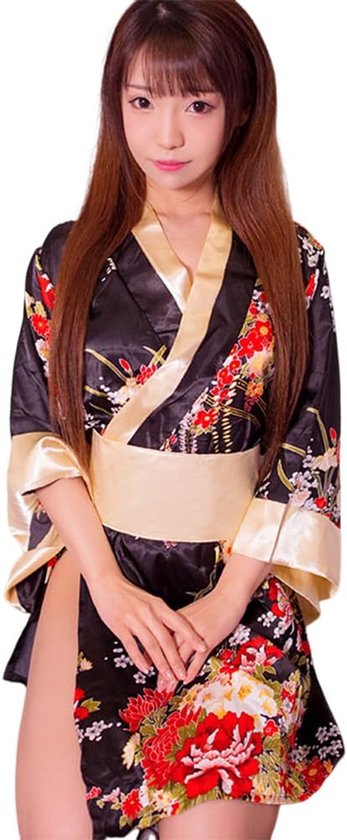 Japanse sexy kimono kostuum geisha badjas anime cosplay nachtjapon