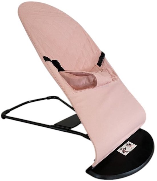 JAXX-HOES-met gesp-wipstoel hoes-katoen-roze- wasmachine geschikt van Merkloos