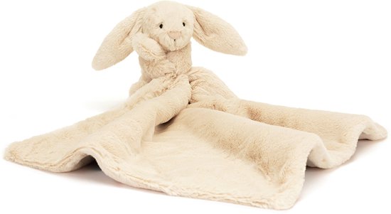 Jellycat knuffeldoekje Bashful Luxe Bunny Willow baby cadeau. van Merkloos