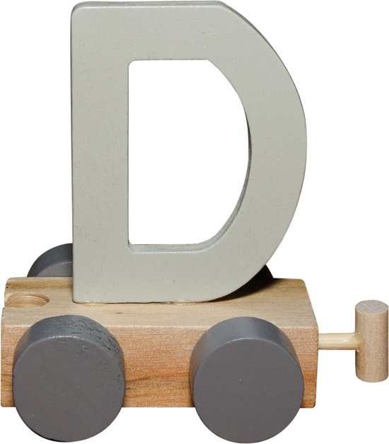 Jep Letters Treinletter D - Zilver