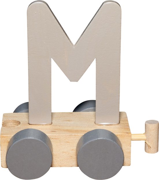 Jep Letters Treinletter M - Zand van Jep Letters