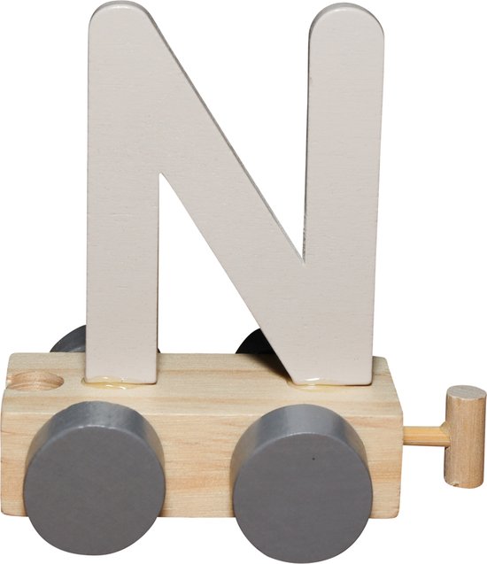 Jep Letters Treinletter N - Wit van Jep Letters