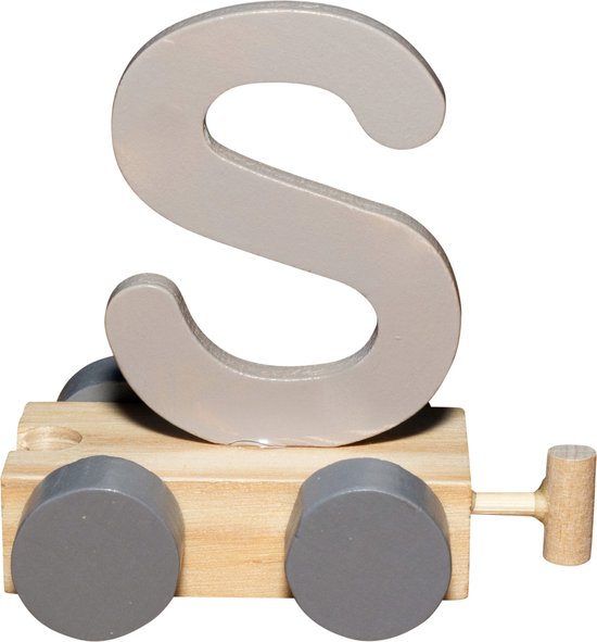 Jep Letters Treinletter S - Zand van Jep Letters
