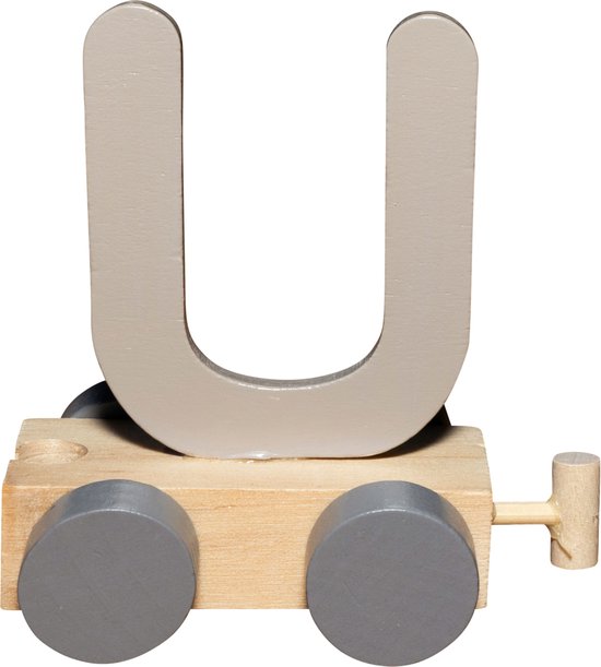 Jep Letters Treinletter U - Zand van Jep Letters