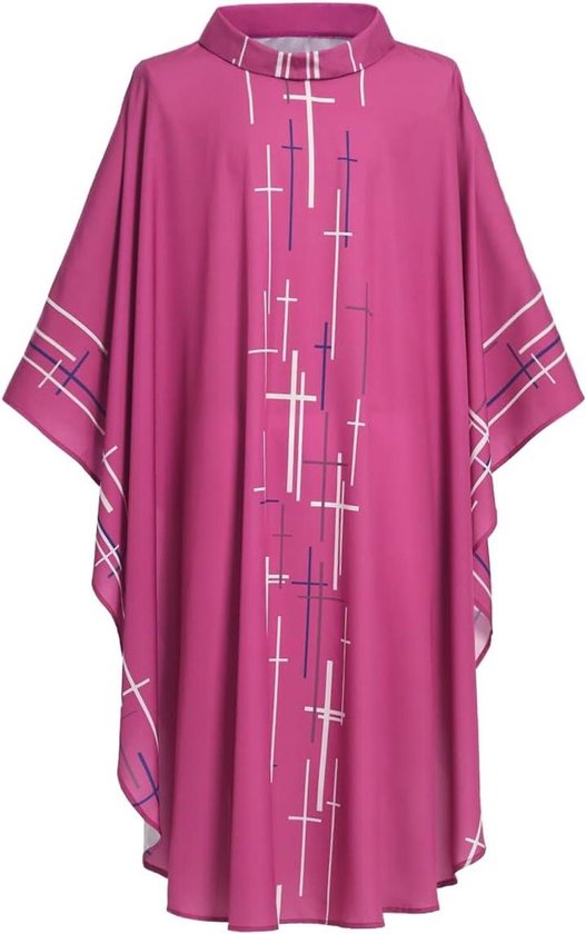 JGS Premium - Voor mannen en vrouwen - Priester Pastoor Celebrant Kazuifel Katholieke Kerk Vader Misgewaden - Beste kwaliteit stof van JGS