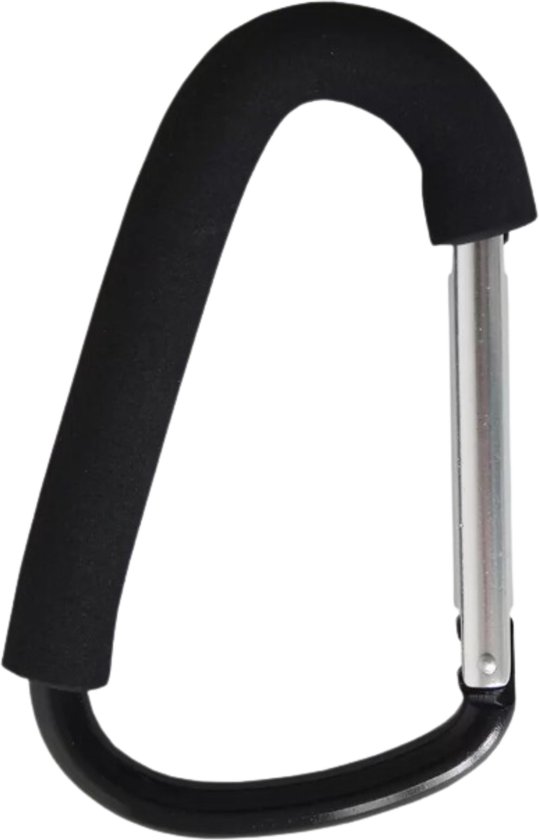 Jikkies ® - Kinderwagen Tassenhaak - Boodschappen Haak - Tassenhaak Universeel - Buggy Haak - Zwart - Metaal van Jikkies