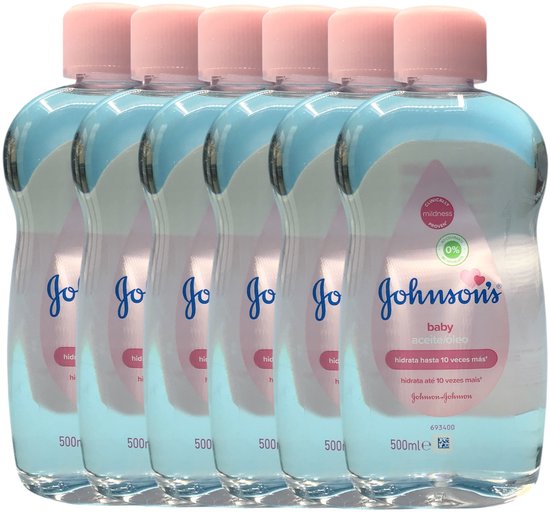 Johnson baby olie original 6x500 ml - Huidolie voor baby - Johnson & Johnson van Johnson's