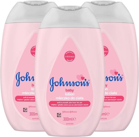 Johnson Bodylotion Baby - Voordeelverpakking 3 x 300 ml van Johnson's