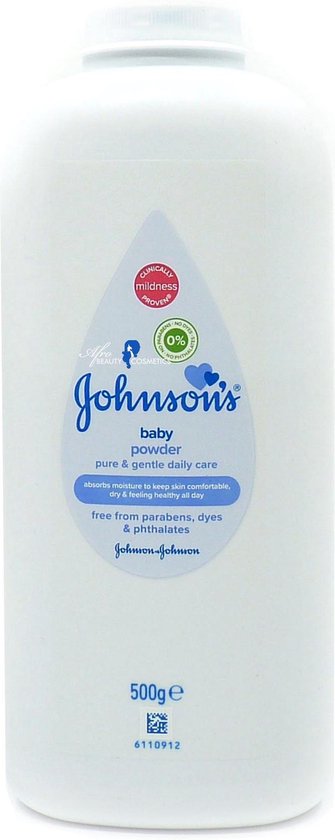Johnson & Johnson |  babypoeder 500 gr | talkpoeder van Merkloos