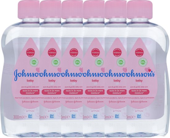 Johnson's Baby Oil - Voordeelverpakking 6x300ml van Johnson's