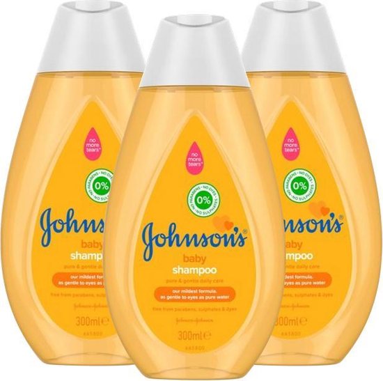 Johnson's - Baby Shampoo - 3 x 300 ml - Voordeelverpakking van Johnson's