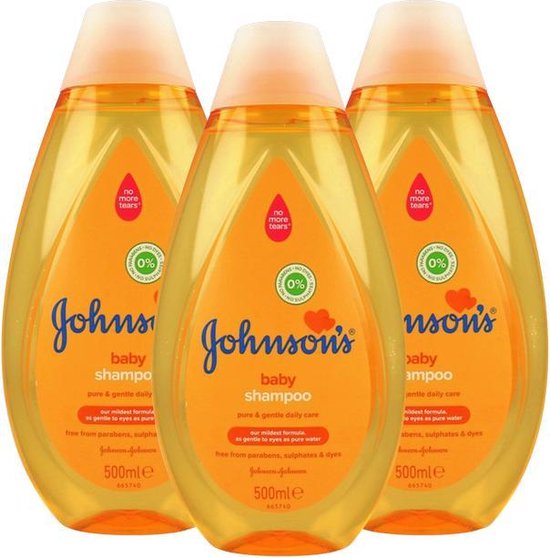 Johnson's Baby Shampoo Newpack 3 x 500ml- Voordeelverpakking van Johnson's