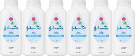 Johnson's Baby Talc Poeder 6 x 200 Gram Voordeelbundel