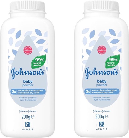 Johnsons Baby Talkpoeder 2 x 200 Gram van Johnson's