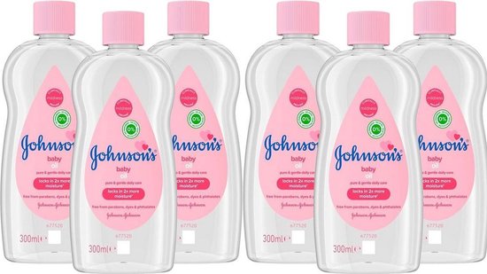 Johnson's Babyolie Regular - Voordeelverpakking  6 x 200 ml van Johnson's