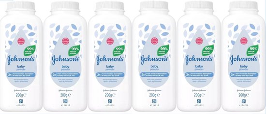Johnson's Babypoeder Talkpoeder (Voordeelverpakking) - 6 x 200 g van Johnson's