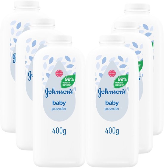 Johnson's Babypoeder Talkpoeder (Voordeelverpakking) - 6 x 400 g van Johnson's Baby