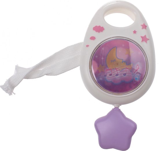 Johntoy Muzikaal Nachtlampje Paars 13 Cm van Johntoy
