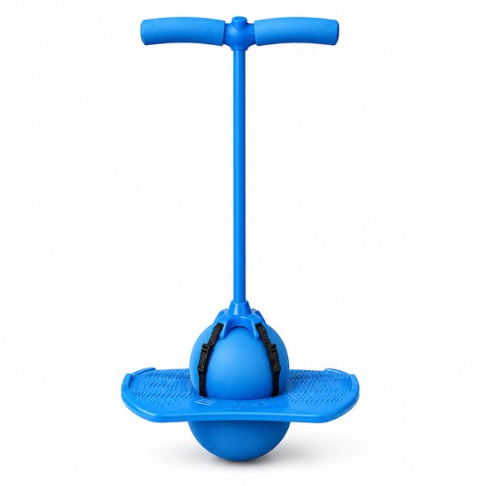 Jojoy - Balansspringbal - Springbal voor Kinderen & Volwassenen - Balansbal voor Binnen en Buiten - Coördinatie & Motoriek Trainer - Anti-slip - Max. 120 kg - Blauw - JUMPOO van Jojoy