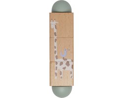 Jollein 105-001-67103 - Puzzel - Hout - Draaipuzzel - Jungle Jambo van Jollein