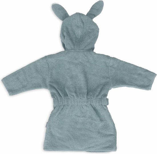 Jollein - Baby Badjas Badstof 3-4 Jaar - Badjas Kinderen met Capuchon - Sea Green van Jollein