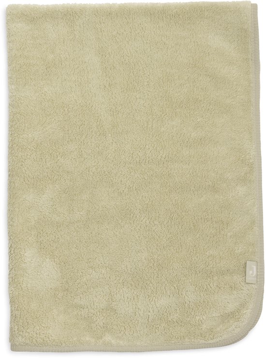 Jollein Baby Deken Ledikant 100x150cm Basic Sherpa/Jersey Soft Matcha