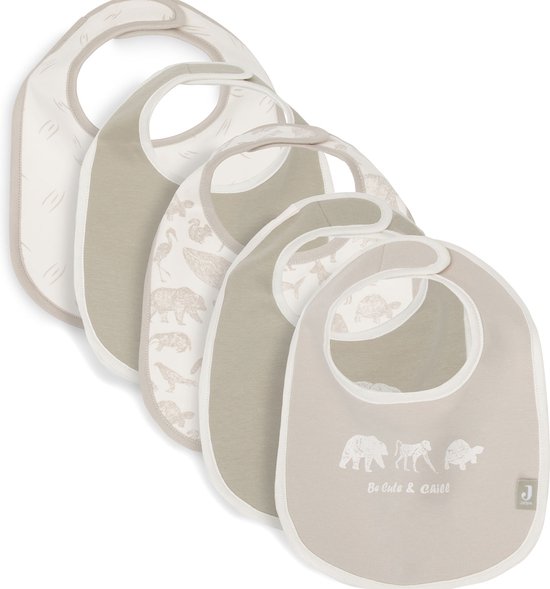 Jollein Baby Slab - Animals - 5pack van Jollein