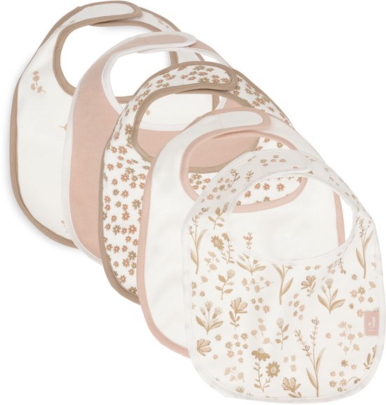 Jollein Baby Slab Jersey Waterproof - Bloomy - 5pack van Jollein