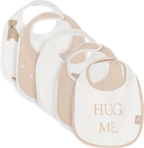 Jollein Baby Slab - Teddy Bear/Harvest - 5pack van Jollein