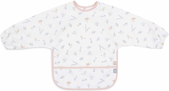 Jollein - Baby Slab Waterproof met Mouw - Lovely Birds van Jollein