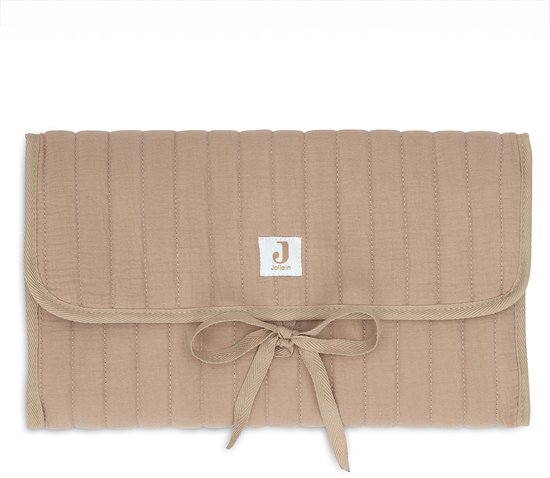 Jollein Baby Verschoningsmat Hydrofiel - Biscuit van Merkloos