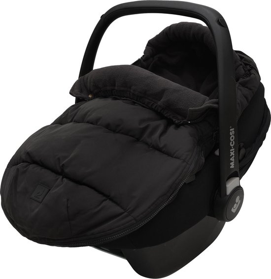 Jollein Baby Voetenzak Groep 0+ 3/5 punts - Puffed Zwart van Jollein